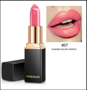 Shiny Metallic Lipstick Pearlescent Color Temperature Change Lipstick Gilt Lipstick Shiny Metallic Lipstick Pearlescent Color Temperature Change Lipstick Gilt Lipstick
